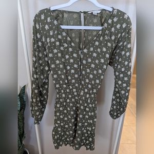 American Eagle Floral Romper